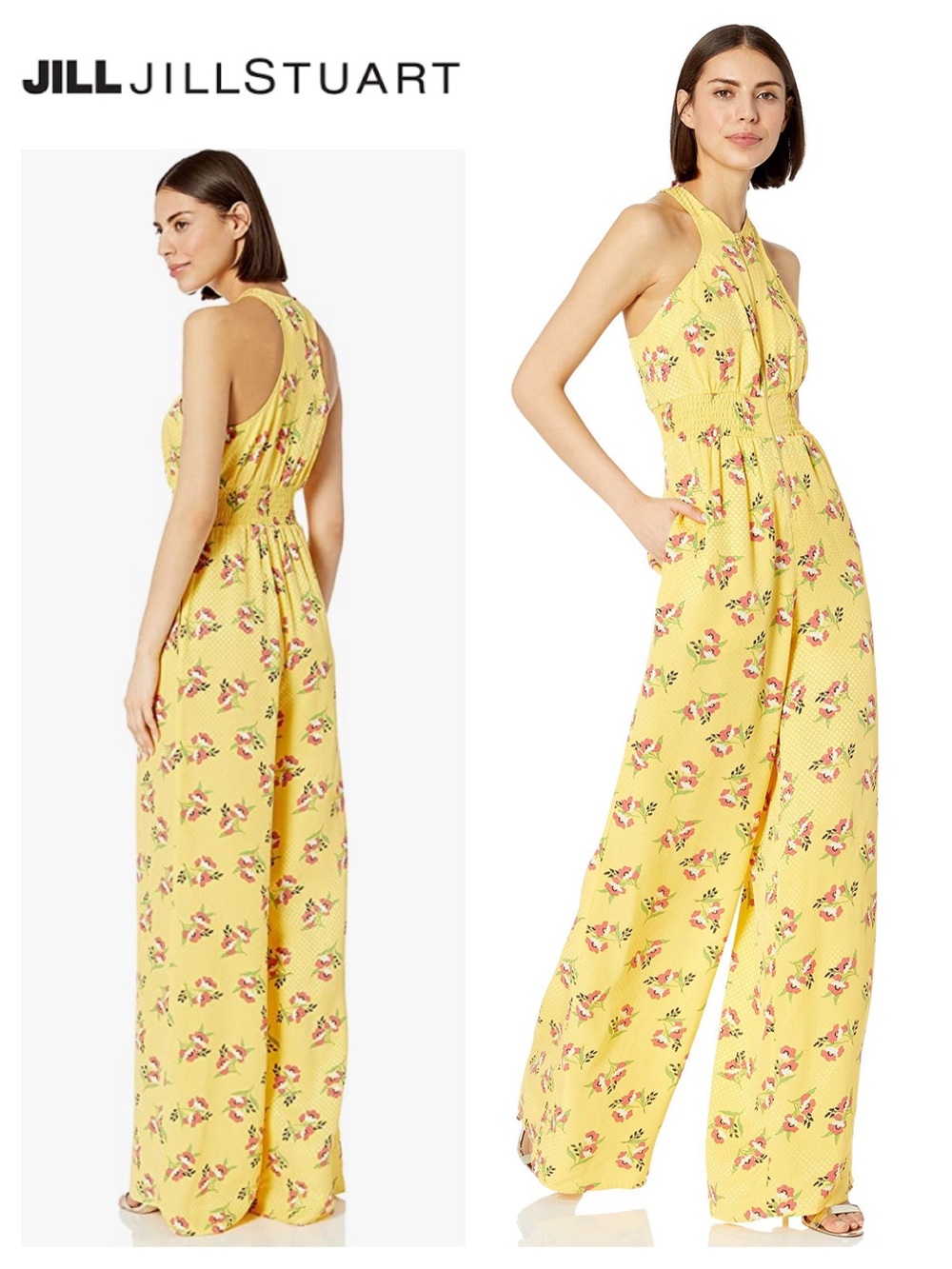 JILL Jill Stuart Louise Floral Jumpsuit